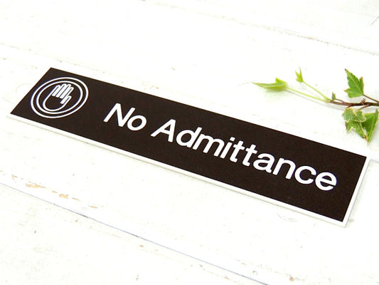 ハンドマーク 入場禁止 USA・米国標識・デッドストック・ヴィンテージ・サインプレート・看板