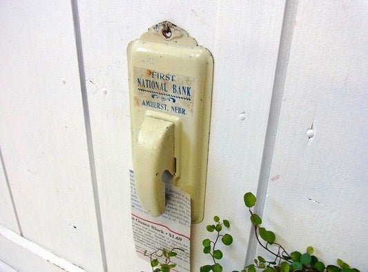 【FIRST NATIONAL BANK】ノベルティ・ヴィンテージ・メモホルダー　USA