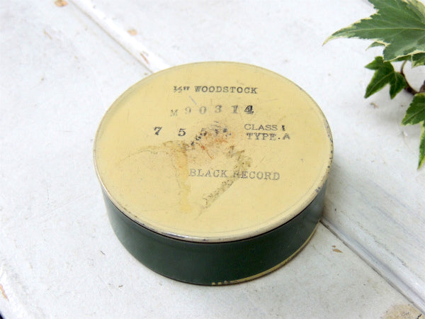 MILLER Line タイプライター リボン付き 小さな アンティーク ティン缶　USA