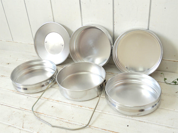 KRAFT クラフト社 USA ノベルティ・キャンプ道具・クッカー・アルミ製・ビンテージ・皿セット