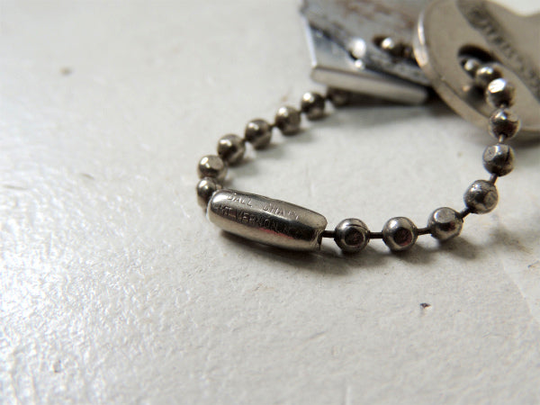 【カリフォルニア・SUS 599】黒ナンバープレート型 ・ヴィンテージ・キーホルダー+Ford鍵