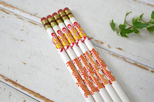 McDonald's マクドナルド 80s デッドストック ヴィンテージ 鉛筆 ペンシル 5本セット