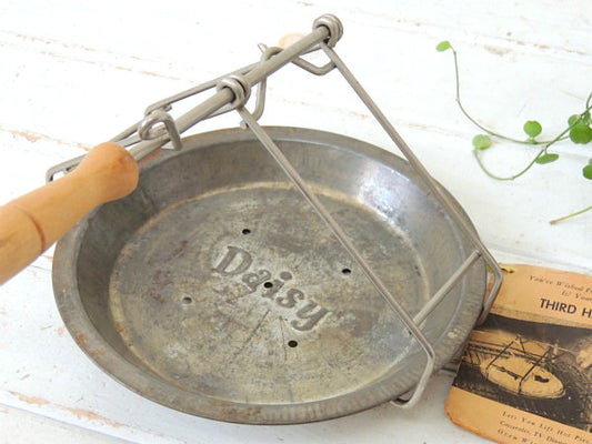 【THIRD HAND】メタル×木製・デッドストック・ヴィンテージ・パイ皿ホルダー・アウトドア