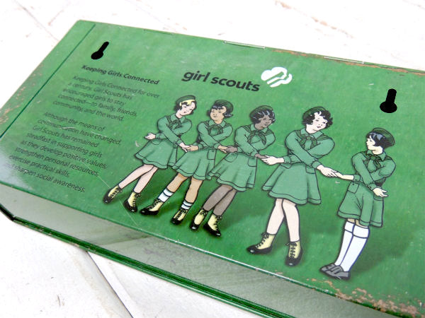 【Girl Scouts・MAIL】ガールスカウト記念品・ティン製・メールボックス/郵便受け/ポスト