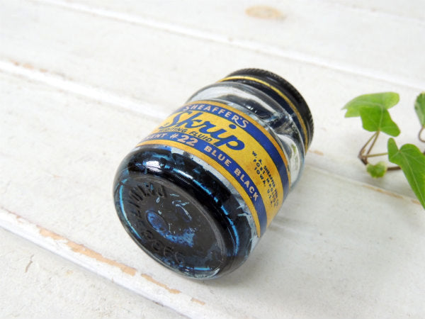 【SHEAFFER】シェーファー・Skrip・ガラス製・ヴィンテージ・インクボトル/瓶・USA