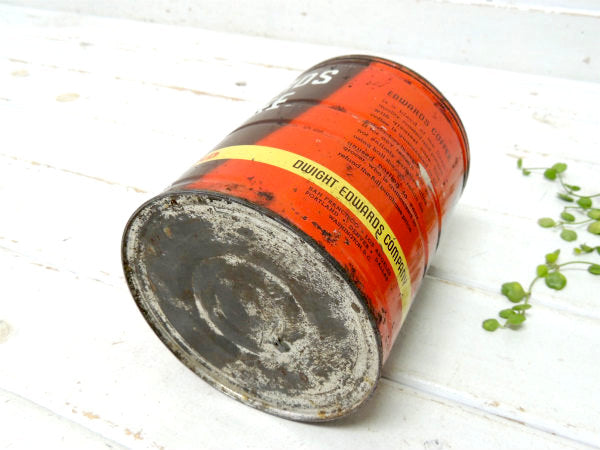 【EDWARDS COFFEE】DRIP GRIND・ブリキ製・ヴィンテージ・コーヒー缶・USA