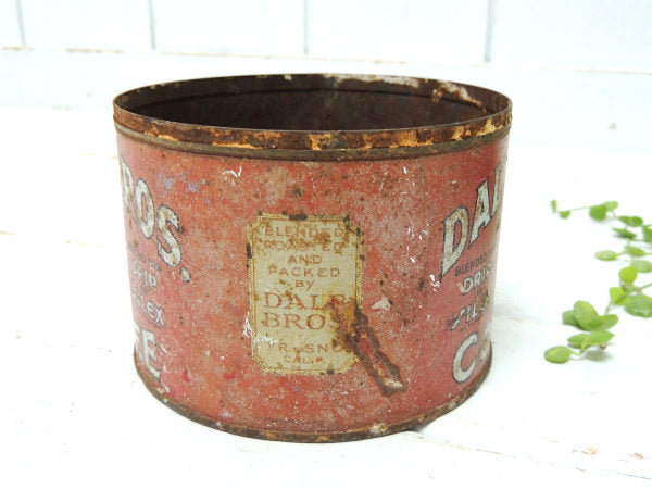 1937s〜1973s老舗コーヒー【DALE BROS COFFEE】ビンテージ・ティン缶・コーヒ缶