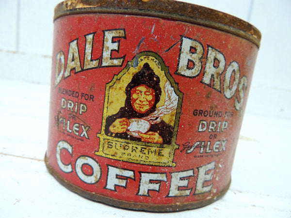 1937s〜1973s老舗コーヒー【DALE BROS COFFEE】ビンテージ・ティン缶・コーヒ缶
