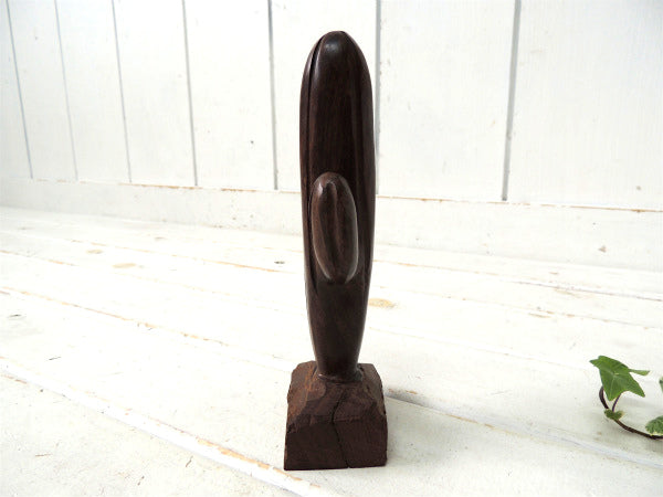 【アリゾナ州】彫刻・木製のサボテン・ヴィンテージ・置物・オブジェ・インテリア・作品