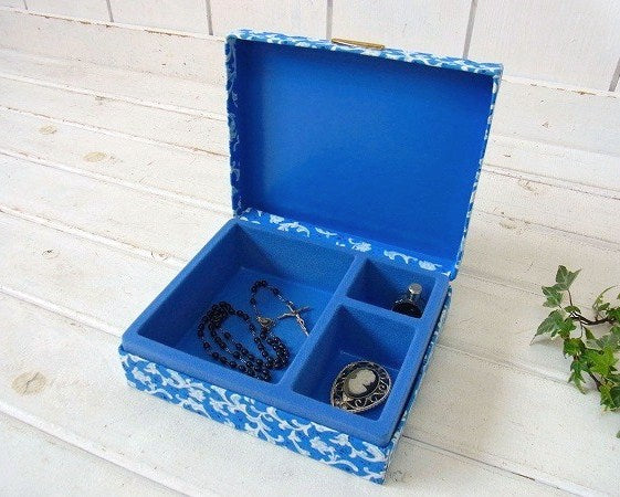 【AVON】エイボン・花柄・デッドストック・80'sヴィンテージ・ジュエリーボックス/宝石箱 USA