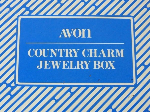 【AVON】エイボン・花柄・デッドストック・80'sヴィンテージ・ジュエリーボックス/宝石箱 USA