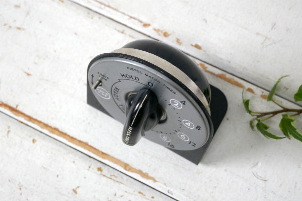 ピストル US スペーシーデザイン メタル ヴィンテージ ショットタイマー 射撃 ミッドセンチュリー