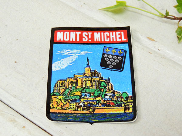 【モンサンミッシェル】フランス・世界遺産・修道院・限定・ステッカー・ヨーロッパセレクト