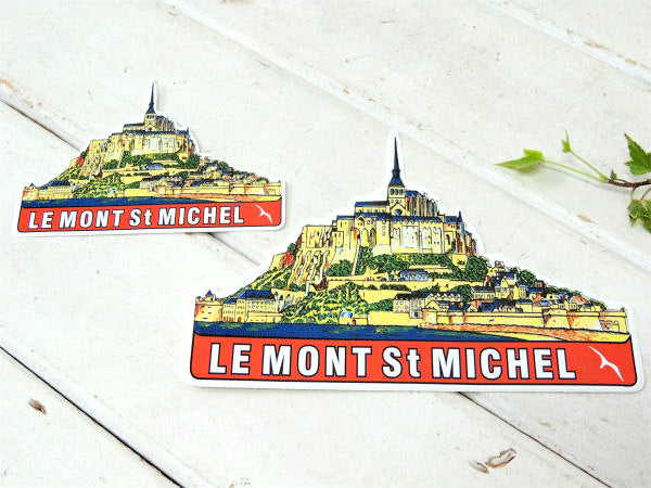 【モンサンミッシェル】フランス・世界遺産・修道院・限定・ステッカー(S)・ヨーロッパセレクト
