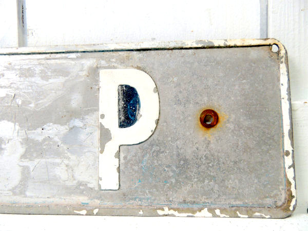 【18866P・タヒチ島】ヴィンテージ・ナンバープレート・看板/Tahiti