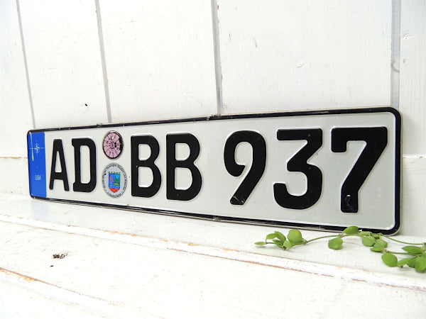 【USA・AD BB 937】ナンバープレート カーライセンス・プレート・ミリタリー・アーミー