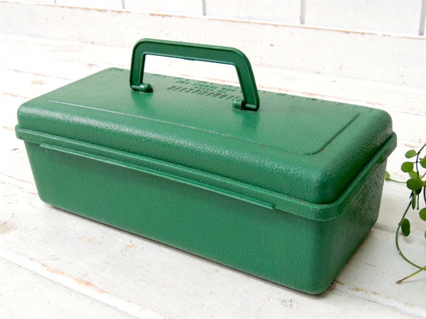 【Globemaster】メジャー付き・ヴィンテージ・ツールボックス・タックルボックス・工具箱