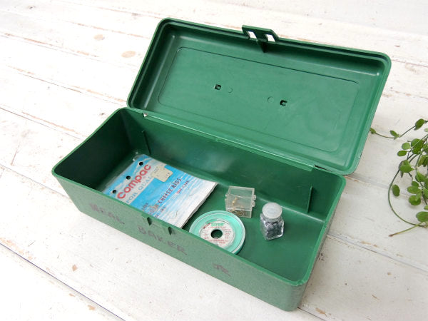 【Globemaster】メジャー付き・ヴィンテージ・ツールボックス・タックルボックス・工具箱