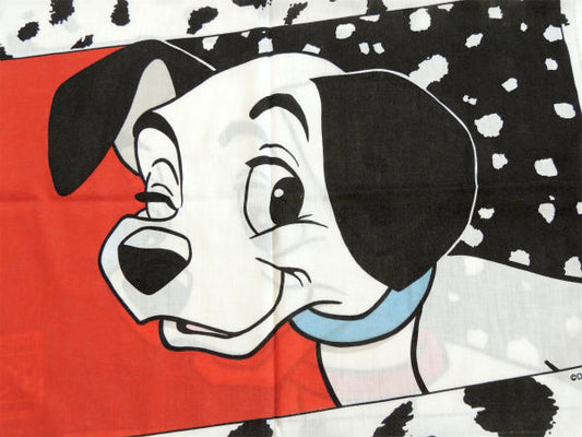 【101匹わんちゃん】ディズニー・ダルメシアン・犬・ヴィンテージ・ピローケース・枕カバー USA