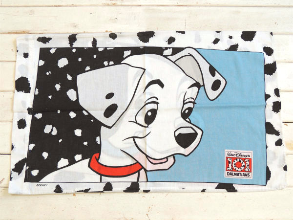 【101匹わんちゃん】ディズニー・ダルメシアン・犬・ヴィンテージ・ピローケース・枕カバー USA