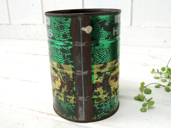 【MOCHA-JAVA・COFFEE】テキサス・ヒューストン・ブリキ製・ヴィンテージ・コーヒー缶