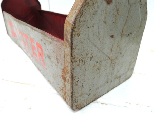 【WEN・TOTER】USA・グレー色・スチール製・ヴィンテージ・ツールケース/工具箱