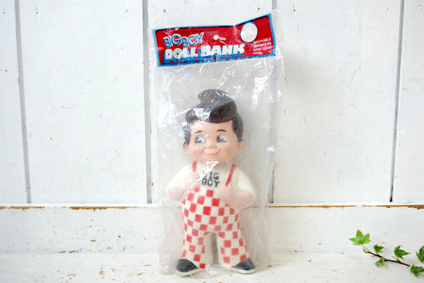 ビッグボーイ BIG BOY・70s ビンテージ・コインバンク 貯金箱 ソフビドール USA TOY