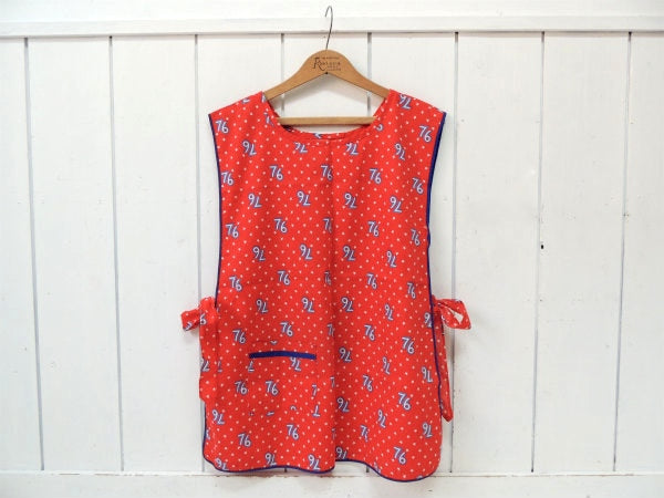 【★76★】アメリカ建国200周年・1976年・ヴィンテージ・エプロン/スモック/ハンドメイド