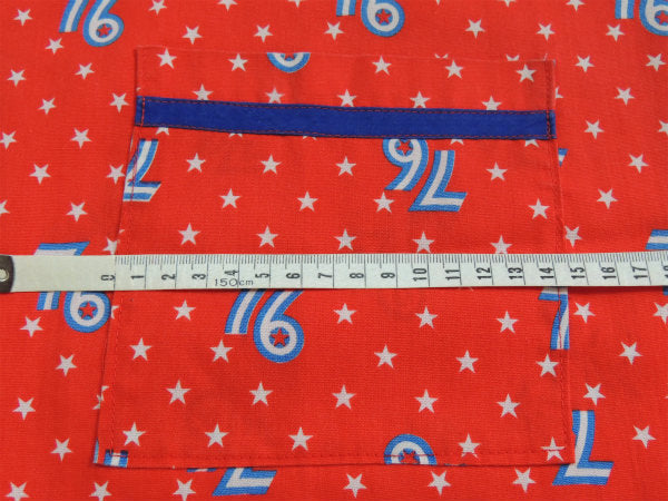 【★76★】アメリカ建国200周年・1976年・ヴィンテージ・エプロン/スモック/ハンドメイド