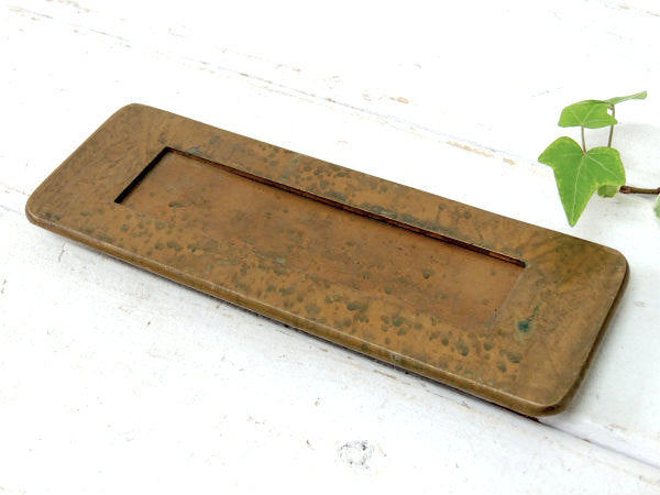 【SARGENT】真鍮製・アンティーク・レタースロット/郵便受け/レターポスト USA