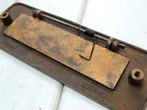 【SARGENT】真鍮製・アンティーク・レタースロット/郵便受け/レターポスト USA