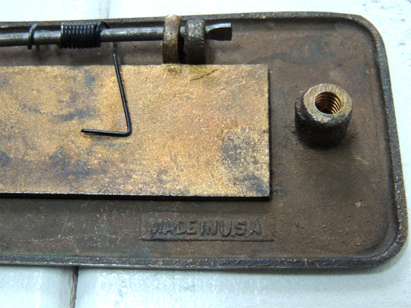 【SARGENT】真鍮製・アンティーク・レタースロット/郵便受け/レターポスト USA