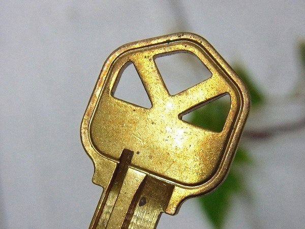 【KW1/USA】真鍮製・鍵・アメリカ・ビンテージ・キー・アンティーク