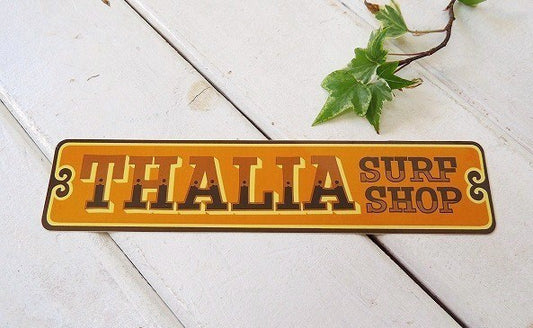 【THALIA/ラグナビーチ】サーフショップ・カリフォルニア限定・ステッカー/ブラウン