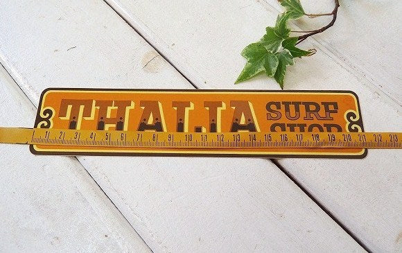 【THALIA/ラグナビーチ】サーフショップ・カリフォルニア限定・ステッカー/ブラウン