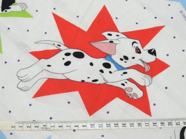 【101匹わんちゃん】ディズニー・おもちゃ柄・ベビーサイズ・ユーズドシーツ(ボックスタイプ) USA