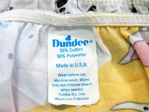 【101匹わんちゃん】ディズニー・おもちゃ柄・ベビーサイズ・ユーズドシーツ(ボックスタイプ) USA