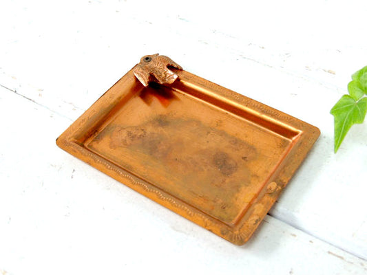 【ネイティブアメリカン】サンダーバード・銅製・ヴィンテージ・灰皿・トレイ/インディアン