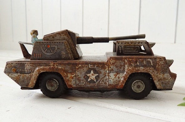 【ブリキ・TOY】ヴィンテージ・ミリタリー・戦車&装甲車・JAPAN・乗り物・おもちゃ