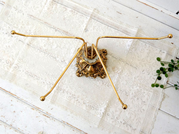 デコラティブ・猫脚デザイン・ゴールドトーン・ヴィンテージ・アクセサリースタンド・ジュエリーホルダー