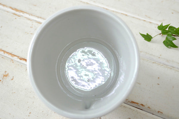 イニシャル&アニマル ゴールドハンドル セラミック製 ヴィンテージ シェービングカップ シェービングマグ