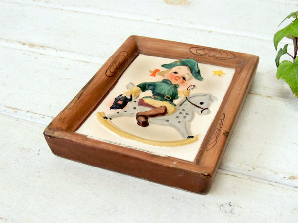 ポールリビア　Paul Revere セラミック製 アンティーク 壁飾り ウォールデコ 里帰り品 Napco Ceramic JAPAN