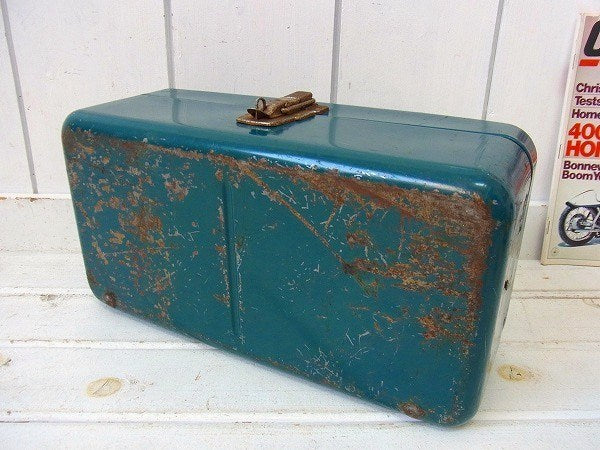 【UNION STEEL CHEST】ダークシアン色・2段式・ヴィンテージ・ツールボックス/工具箱