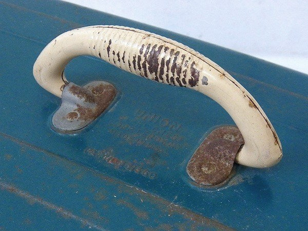 【UNION STEEL CHEST】ダークシアン色・2段式・ヴィンテージ・ツールボックス/工具箱