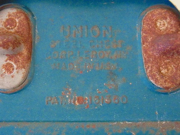 【UNION STEEL CHEST】ダークシアン色・2段式・ヴィンテージ・ツールボックス/工具箱