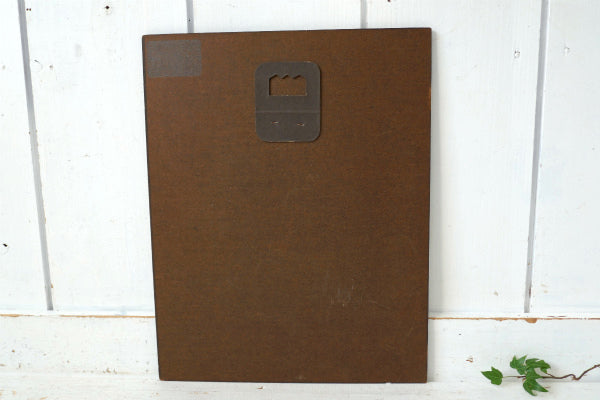 H Vos・フクロウ・Owl・ヴィンテージ・ウォールアート・壁飾り・ウォールデコ・インテリア USA