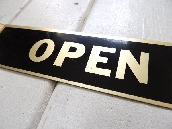 OPEN・オープンサイン デッドストック・ヴィンテージ・メタル・ステッカー・USA・看板