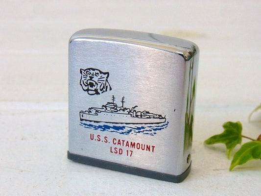 【ZIPPO】ドック型揚陸艦・小さなヴィンテージ・メジャーテープ/巻尺　USA