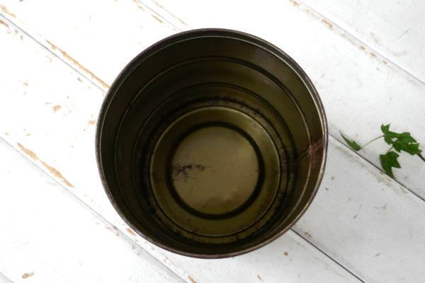 コーヒー缶 Butter-Nut Coffee・ネブラスカ ブリキ製・ヴィンテージ・ガーデニング