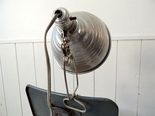 SNAPIT 工業系・アルミ・ヴィンテージ・クリップライト ポータブルランプ 照明 USA